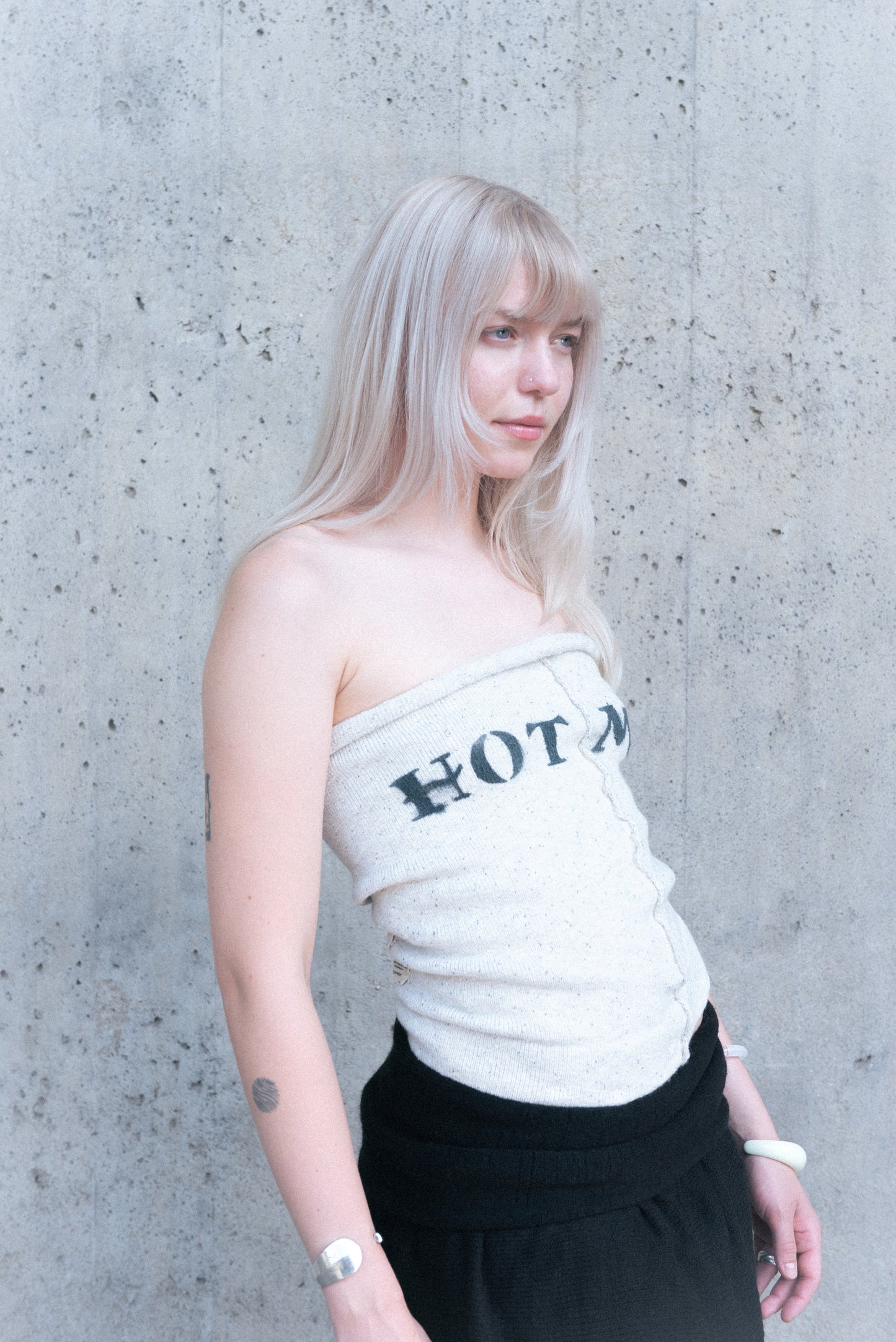 HOT MESS TOP - STONE