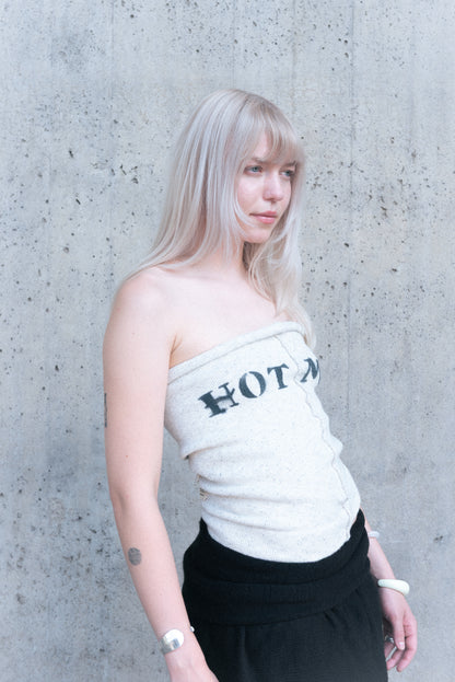 HOT MESS TOP - STONE